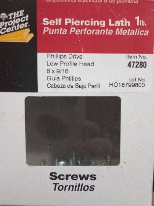 Self-Piercing Lath Screws
